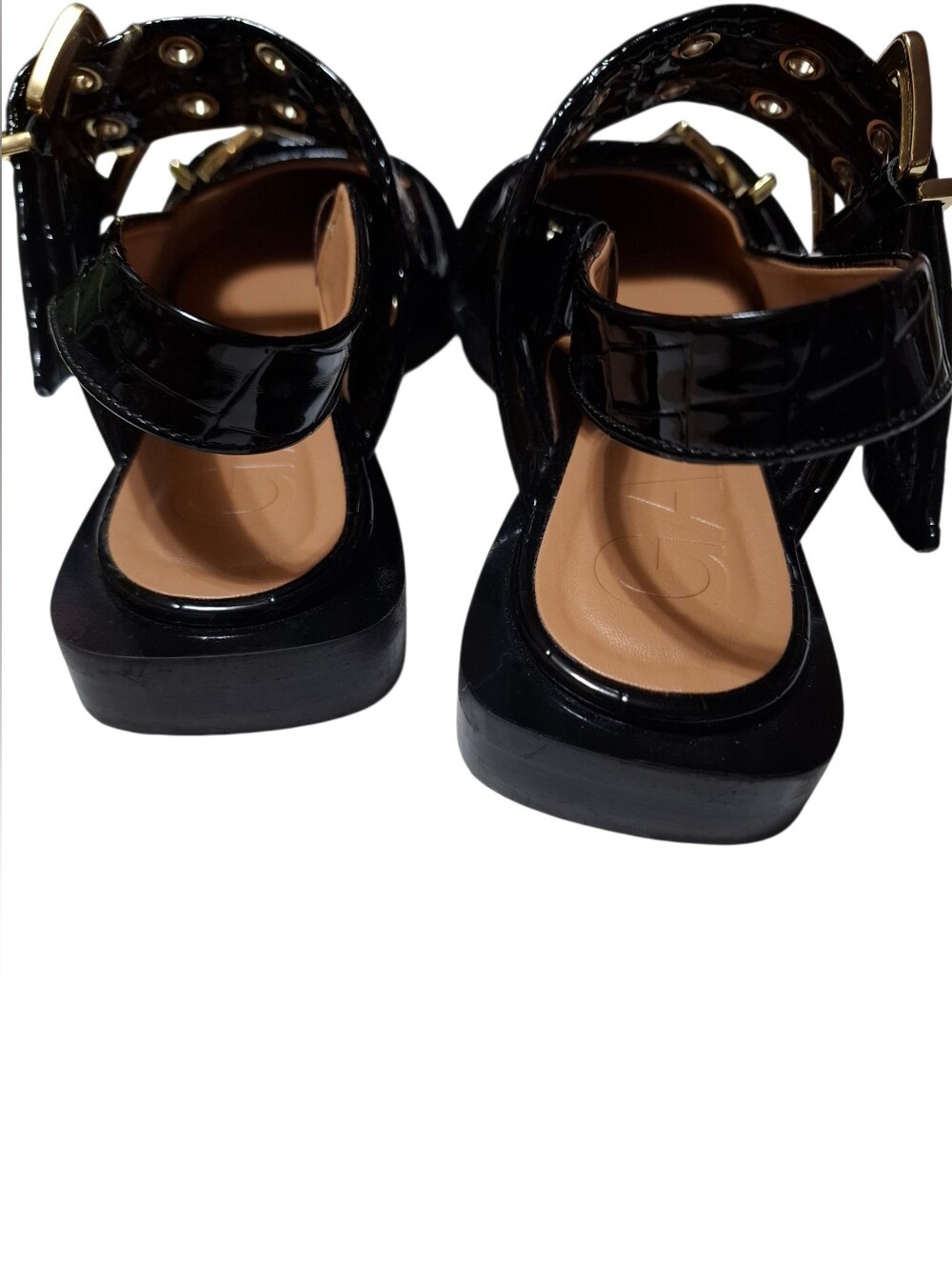 GANNI Feminine Buckle Ballerina Flats Size (38) - Picture 6 of 8
